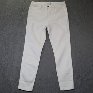 Flying Monkey White Skinny Jeans High Rise Stretch Denim F4688 Size 29